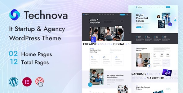 Technova – IT Startup & Agency WordPress Theme