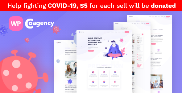 Cogency (Corona, Covid-19) – Digital Agency Multipurpose WordPress Theme