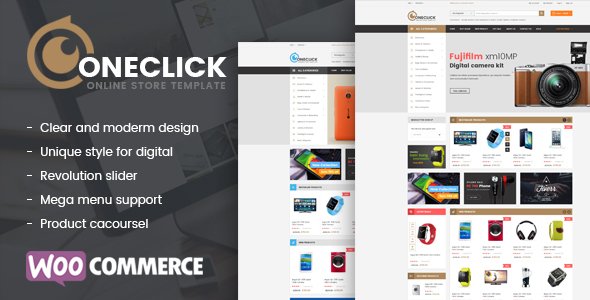 Oneclick – Multi-Purpose WooCommerce Responsive Digital Theme