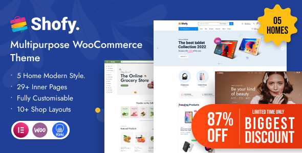 Shofy – Highly Customizable WooCommerce WordPress Theme + RTL