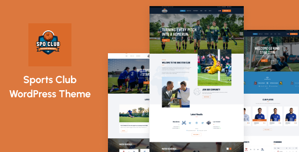 SpoClub – Sports Club WordPress Theme