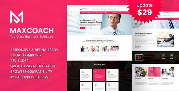 Maxcoach – Business Consulting WordPress Theme