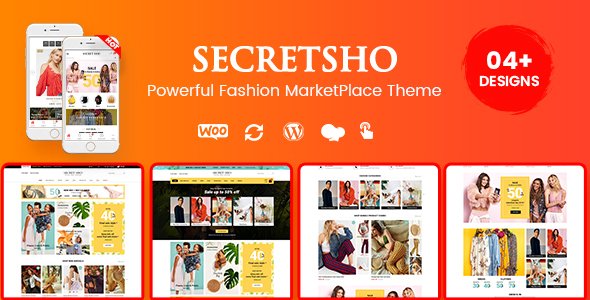 SecretSho – Fashion Shop WordPress WooCommerce MarketPlace Theme (Mobile Layout Included)