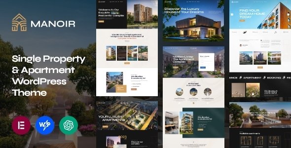 Manoir –  Single Property & Apartment WordPress Theme