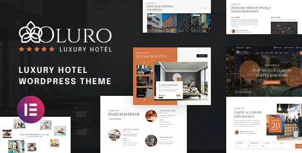 OLURO Luxury Hotel WordPress Theme