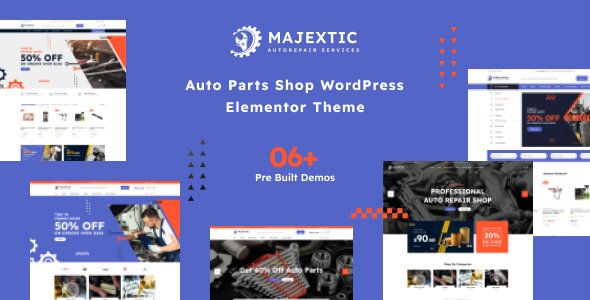 Majextic – Auto Parts WooCommerce Theme