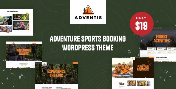 Adventis – Adventure Sports Booking WordPress Theme