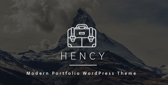 Hency – Photography and Portfolio WordPress Theme