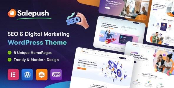 Salepush – SEO & Digital Marketing WordPress Theme