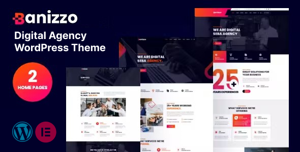 Banizzo – Digital Agency WordPress Theme