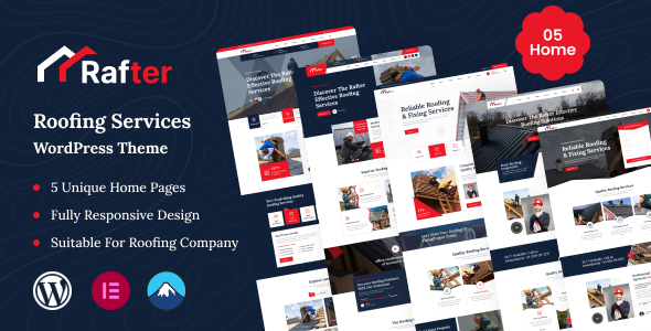 Rafter – Roofing Services WordPress Theme