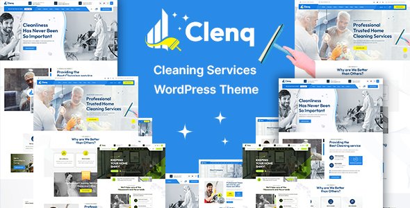 Clenq – Cleaning Services WordPress Theme