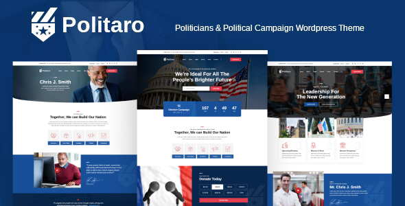 Politaro – Political WordPress Theme