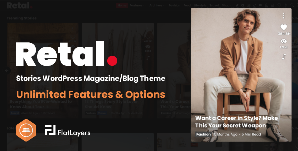 Retal – Stories WordPress Magazine/Blog Theme