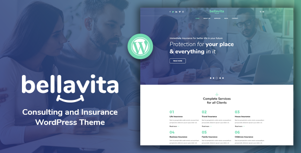 Bellavita – Insurance & Finance WordPress Theme