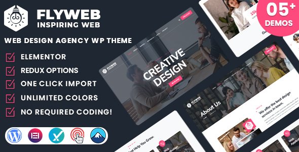 Flyweb – Web Design Agency WordPress Theme