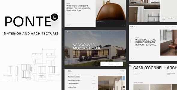 Ponte – Interior Design & Architecture WordPress Theme