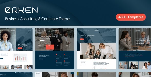 Orken – Business Consulting and Corporate WordPress Theme