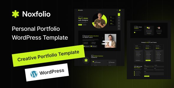 Noxfolio – Personal Portfolio Resume WordPress Theme
