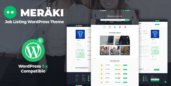 Meraki – Job Board WordPress Theme