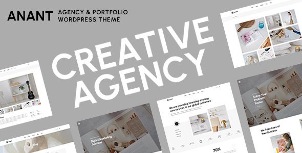 Anant – Creative Agency and Portfolio Theme