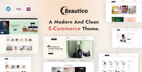 Beautico – Beauty Cosmetics Shop WordPress Theme