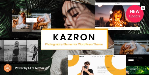 Kazron – Photography Elementor WordPress Theme