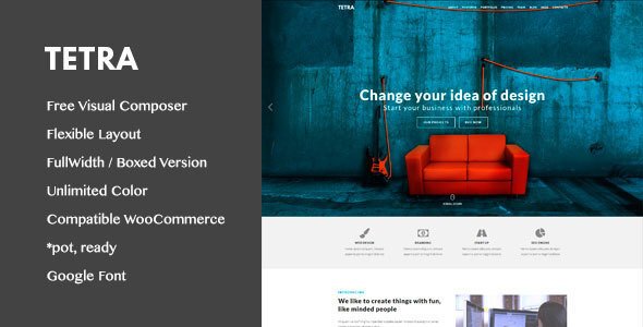 Tetra – Digital Marketing Landing Pages WordPress Theme