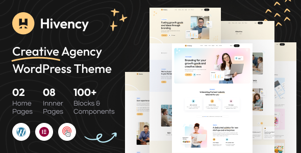 Hivency – Creative Digital Agency WordPress Theme