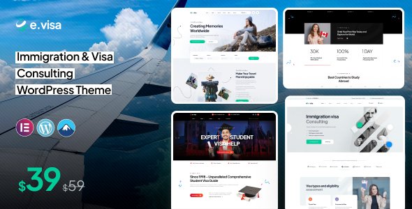 Evisa – Immigration and Visa Consulting WordPress Theme