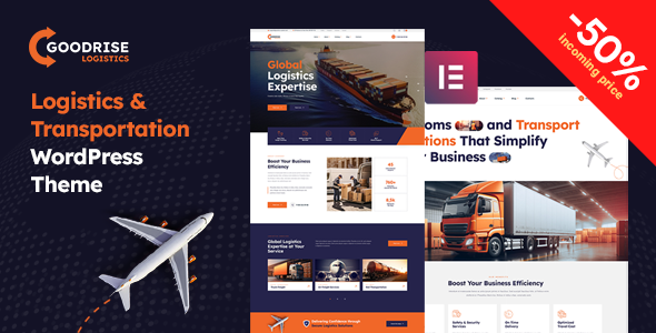 Goodrise – Logistics & Transportation WordPress Theme