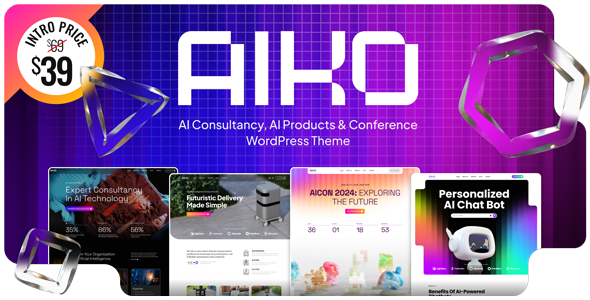 Aiko – AI consultancy WordPress Theme