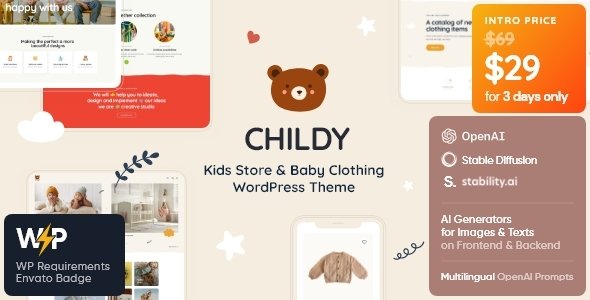 Childy — Kids Store & Baby Clothing WordPress Theme