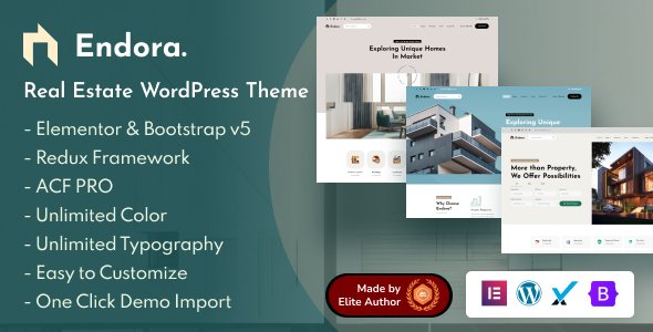 Endora – Real Estate WordPress Theme