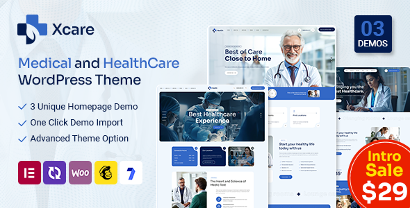 Xcare – Medical and HealthCare WordPress Theme