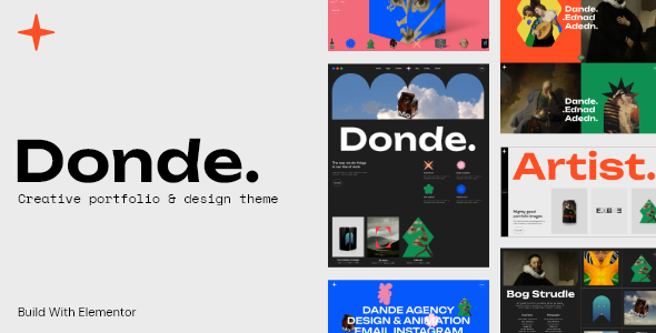 Donde – Artist Portfolio Theme