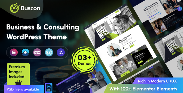 Buscon – Consulting Business WordPress Theme