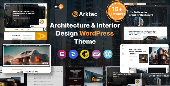 Arktec – Architecture & Interior WordPress Theme