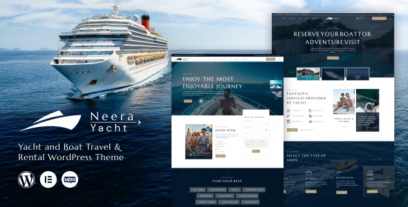 Neera – Yacht and Boat Travel & Rental WordPress Theme