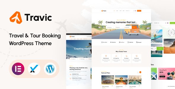 Travic – Tour & Travels Agency WordPress Theme