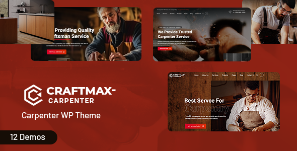 Craftmax – Carpenter WordPress Theme