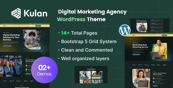 Kulan – Digital Marketing Agency WordPress Theme