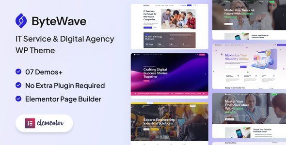 Bytewave – IT Services & Digital Agency WordPress Theme