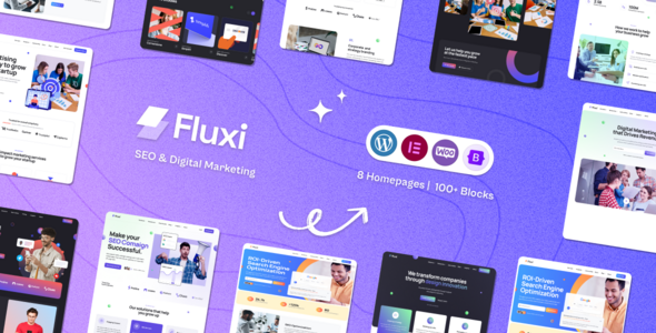 Fluxi – SEO & Digital Marketing Agency WordPress Theme