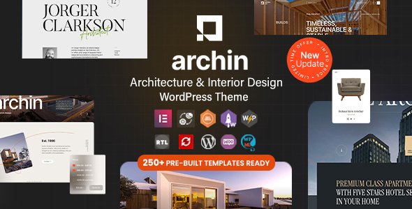 Archin – Architecture & Interior Design WordPress Elementor Theme