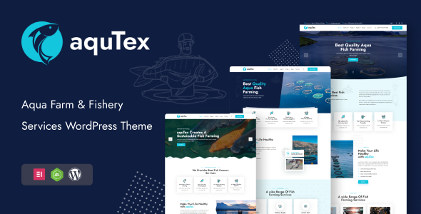 Aqutex – Aqua Farm & Fishery Services WordPress Theme + RTL