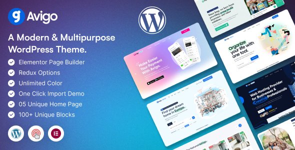 Avigo – Multipurpose Business WordPress Theme
