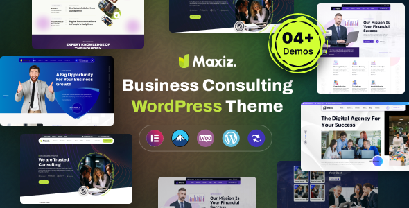 Maxiz – Business Consulting WordPress Theme
