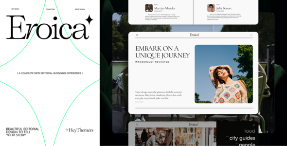 Eroica – Bold & Lightweight WordPress Blog Theme