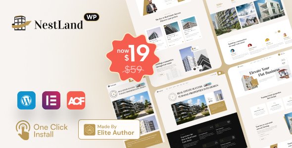 NestLand – Real Estate WordPress Theme